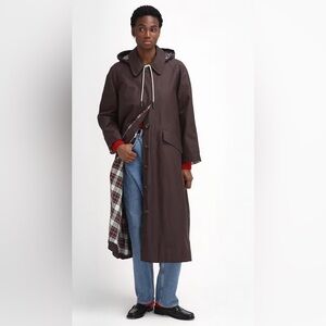 Barbour by Alexa Chung Natalie Waxed Trench Coat